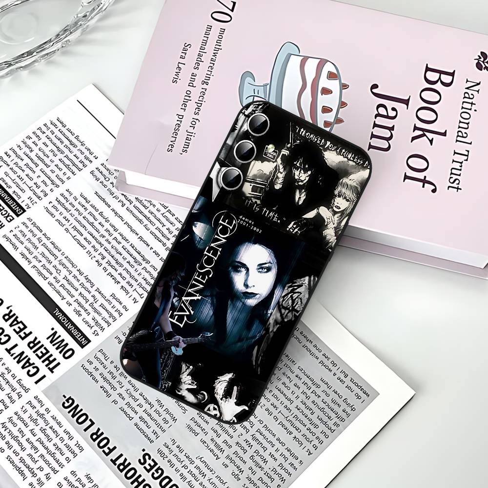 E-Evanescence Fallen A-Amy Lee Phone Case For Samsung Galaxy S21 S22 S23 S24ULTRA S25ULTRA FE Ultra Plus5G A52S S26 Soft Cover