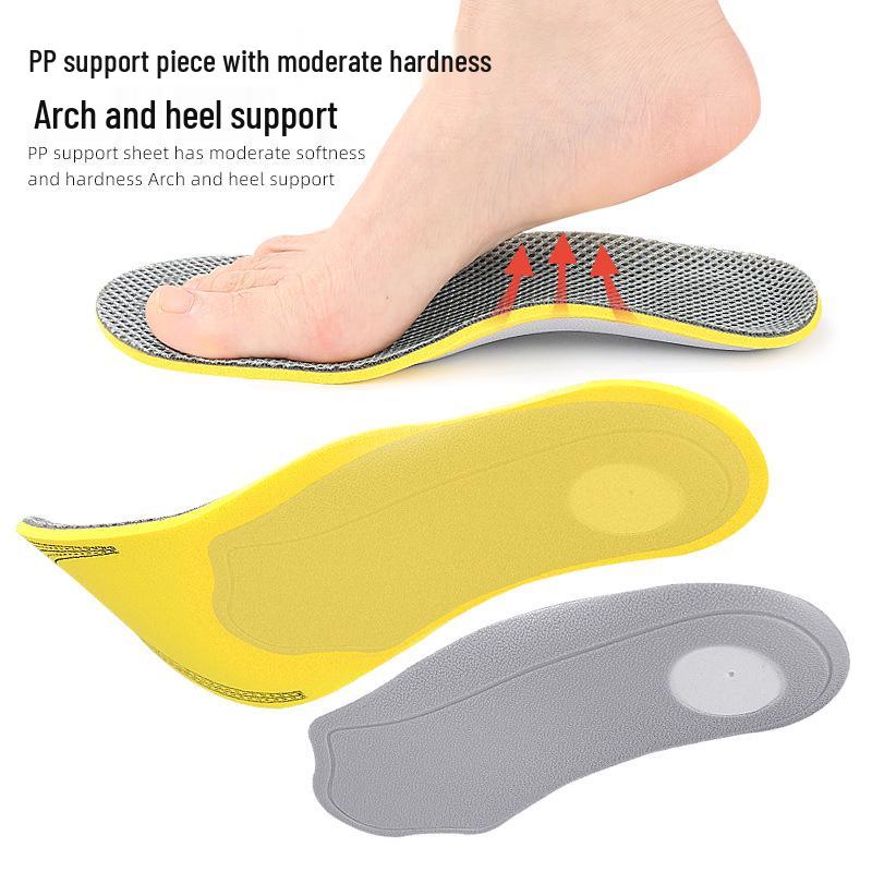 Mesh Arch Support Insoles for Flat Feet - Unisex Shoe Inserts for Bow Leg Correction