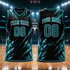 Simple Fashion Basketball Jersey Team Uniforms For Men Custom Name Team Name Number Sports Vest Loose Quick Dry Tank Tops