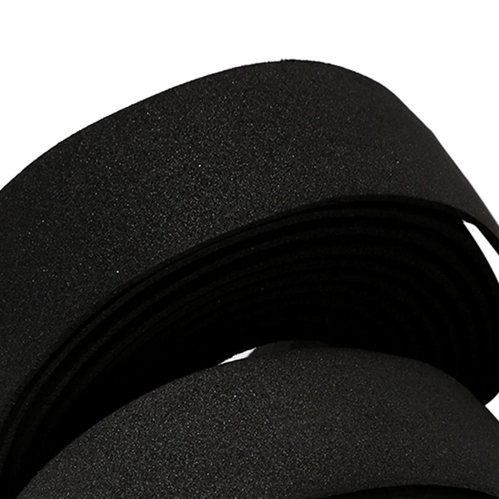 2PCS Bike Handlebar Tape Anti Slip Shock Absorption Wear Resistant Black Cycling Handle Wrap