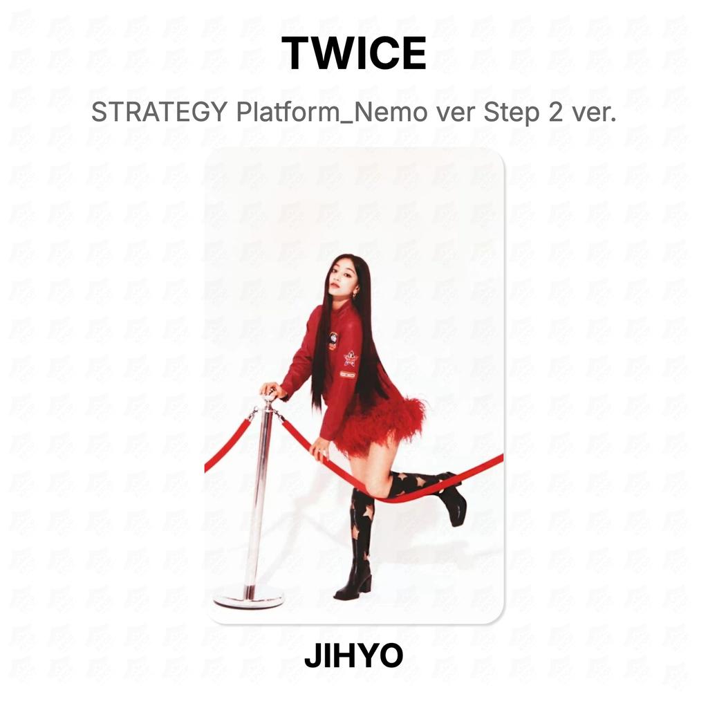 TWICE STRATEGY Platform_Nemo ver Step 2 ver. Official Photocard