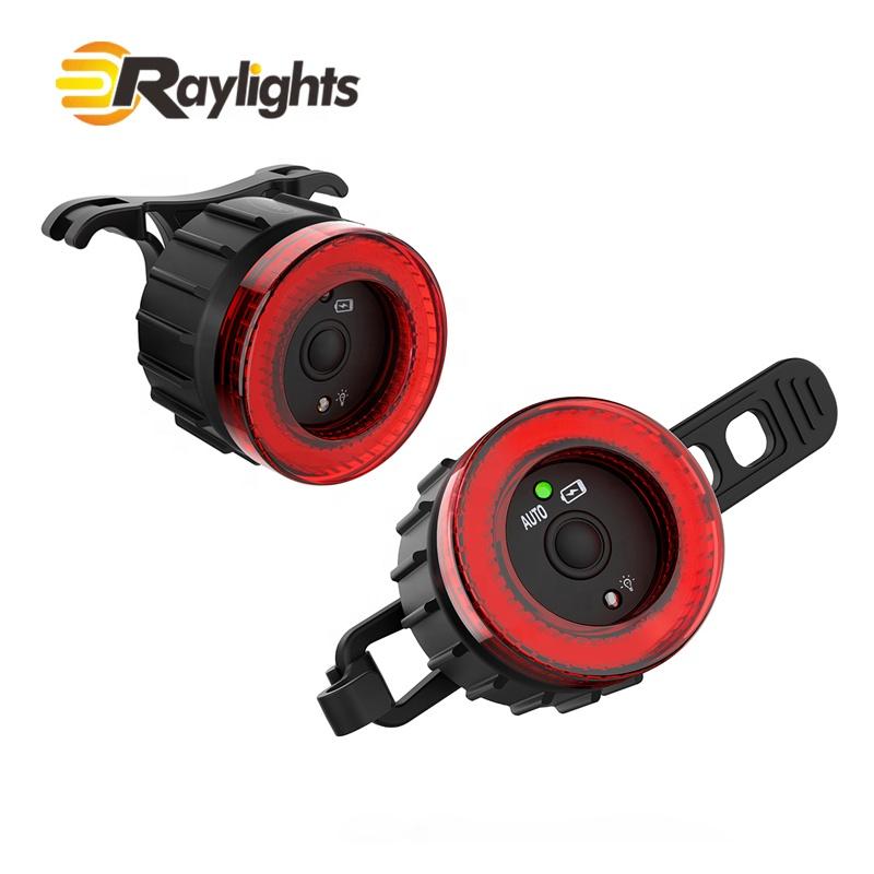 Bicycle Smart Auto Brake Sensing Taillight Waterproof LED Charging Cycling Tail Light Bike Rear Light Accessories Seatpost&60lm чёрный