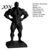 Study Room Figurine 3D Printed Muscle Man Figurine, Funny Muscular Desktop Sculpture, Matte Texture Sculpture Collectible Gym Fitness Statue, Gift for