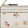 New COACH Skinny Id Case Coated Canvas Card Holder Mini Women's Gold & Chalk Multicolor CW967-IMCAH
