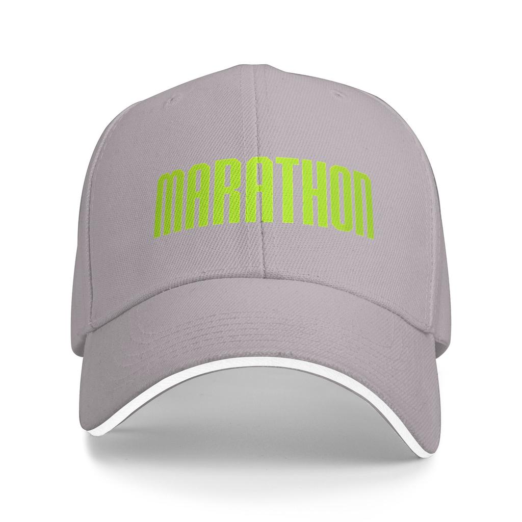 Marathon Game Green Logo Casual Baseball Cap Hiking Fishing Trucker Hat Summer Sun Visor Women Unisex Stylish Baseball Caps