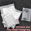 5pcs Portable Travel Make Up Storage Waterproof Shoes Bag Organizer Pouch Plastic Packing Bag for Cloth Bag Zip Lock Storage