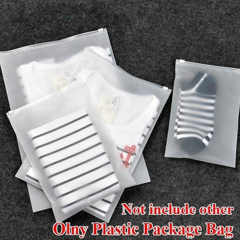5pcs Portable Travel Make Up Storage Waterproof Shoes Bag Organizer Pouch Plastic Packing Bag for Cloth Bag Zip Lock Storage