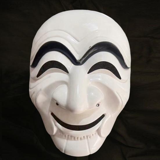 Cosplay Face Cover Breathable Hobby Realistic Comfortable Simulation Decorative Creative Movie Character Halloween Dali Ghost Masque Home Use