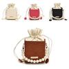 Fashionable Minimalist Pearl Handheld Bucket Bag For Women With Unique Chain Strap