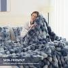 [Cozy|Faux Rabbit] Soft, Warm, 1Pc Cozy Faux Rabbit Fleece Blanket | Throw For Bedroom, Guest Room, Living Room, Student Dormito