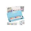 KC Kyoritsu Melody Piano Keyboard Harmonica, 32 Keys, Rainbow Color P3001-32K/NIJI (Includes Do-Re-Mi Notation Stickers, Cloth, and Name Sticker)