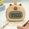 SPuRuiMaK Kids Alarm Clock, Animal Shape, with Night Light, Dimmable, Snooze Function, Countdown Function, Temperature Display, Japanese Instruction