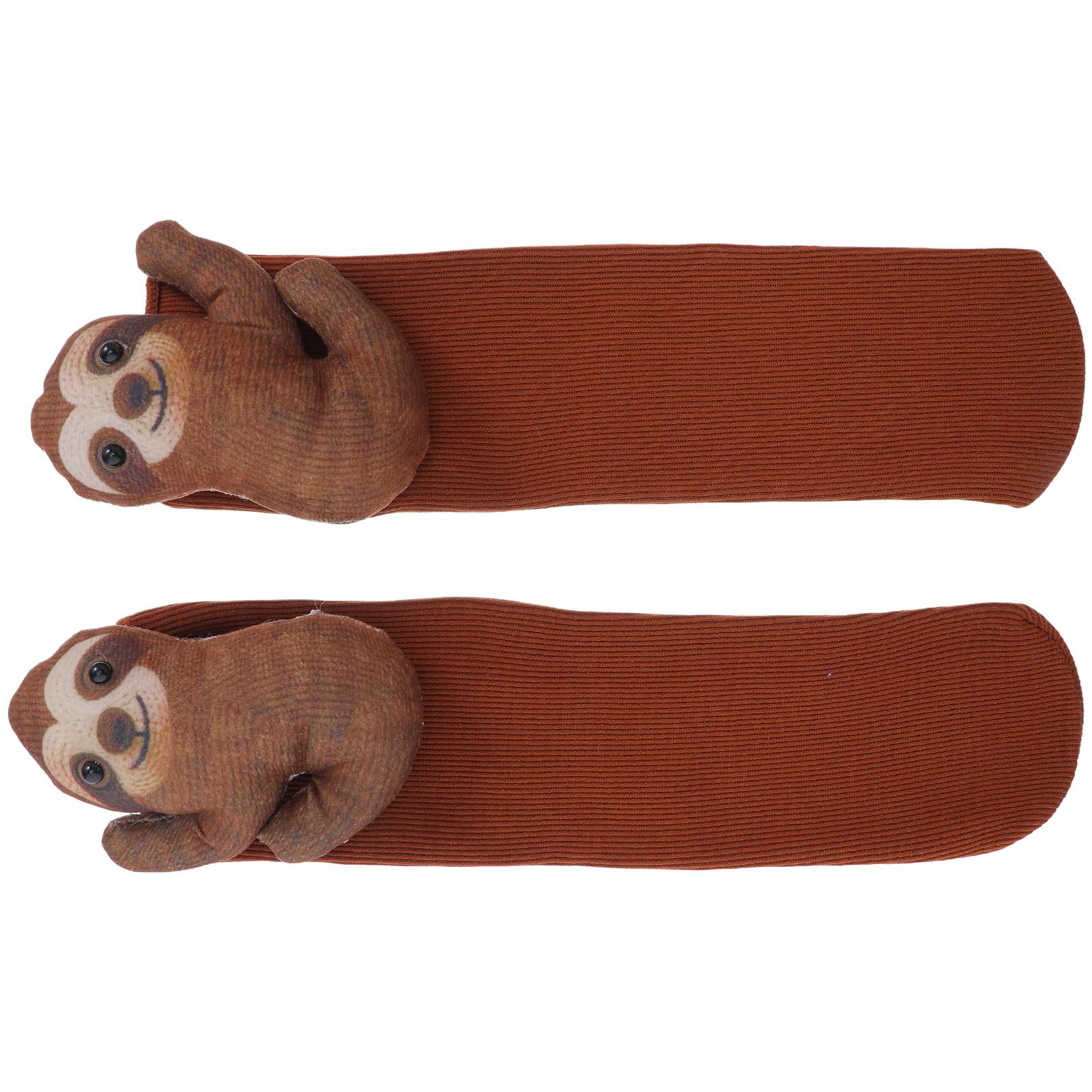 

1 Pair 3D Animal Print Socks Handcrafted Sloth Novelty Funny Christmas Socks Unique Stocking Stuffers Adults Kids other