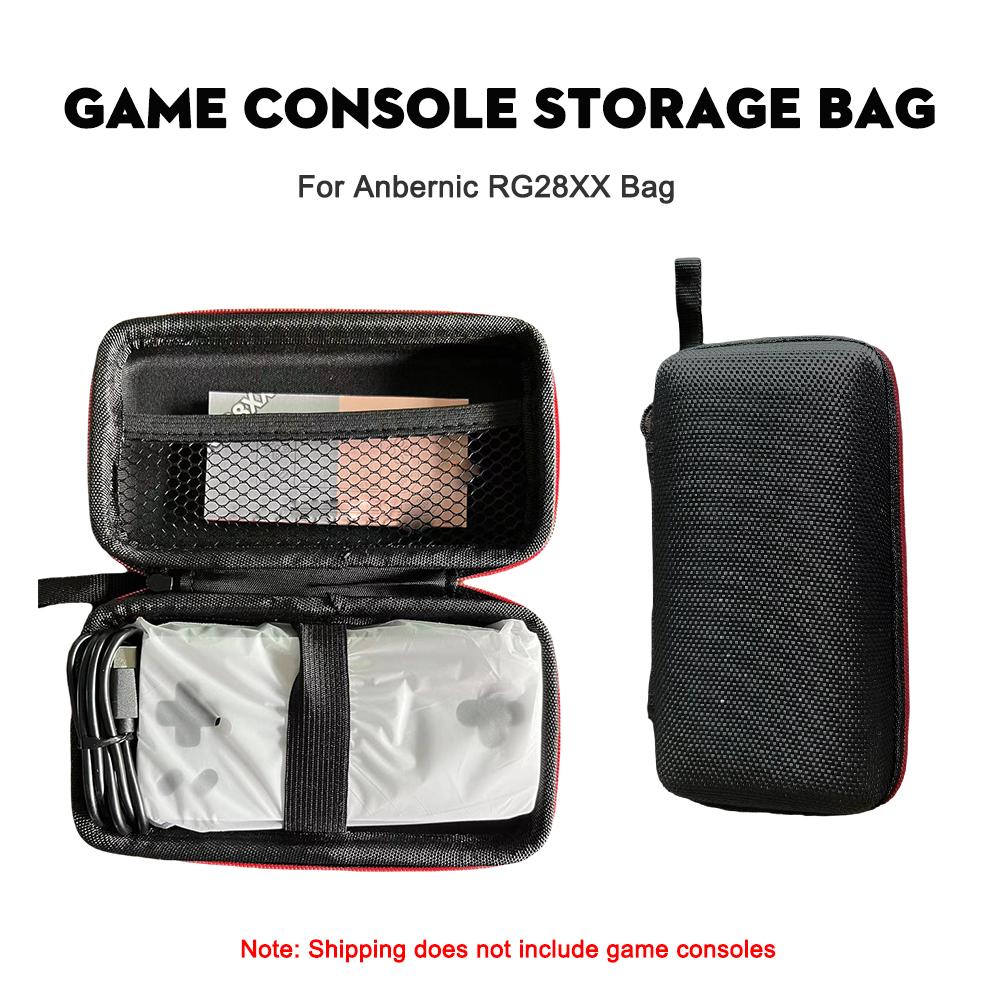 For Anbernic RG28XX Game Console Storage Bag Portable Protective Case Scratch-resistant Anti-fall Protector Game Accessories