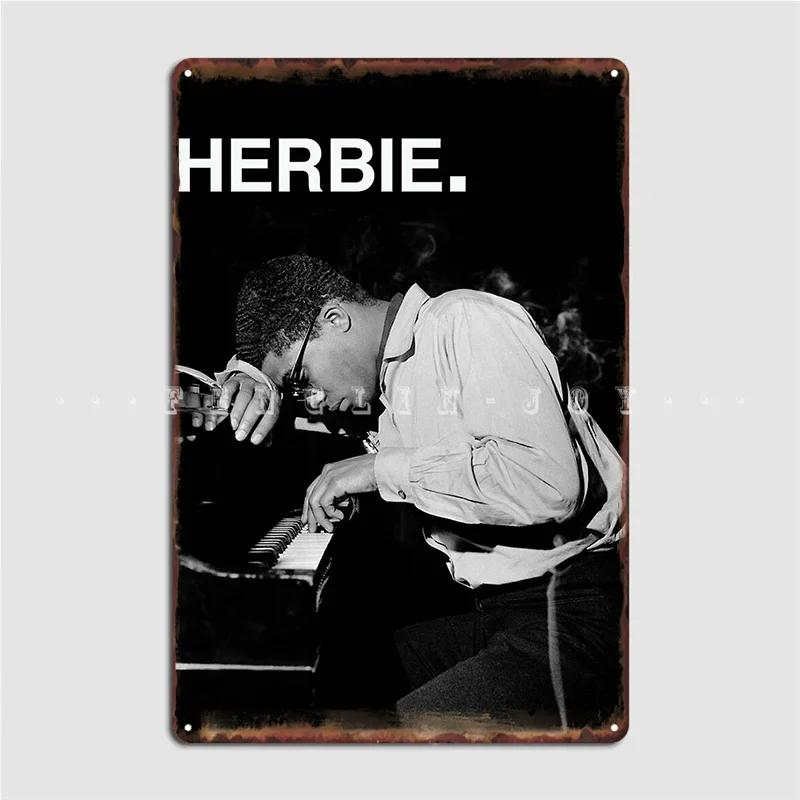 Herbie Hancock Metallschild Club Wand Vintage Garage Dekoration Blechschild Poster