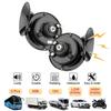 Avvisatore Acustico Pneumatico a Chiocciola 12V 48W Impermeabile Clacson da Treno 300DB Clacson a Chiocciola per Auto Super Forte per Moto Auto Camion SUV Barca