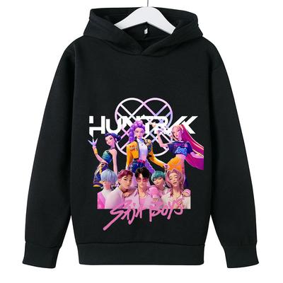 KPop Demon Hunters Bluzy Moda Huntrix Saja Odzież Chłopięca Luźna Film Rumi Zoey Mira 2025 Pulowery Bluza Dziewczęca Top Prezent