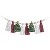 Bohemian Tassel Christmas Fireplace Decoration Banner