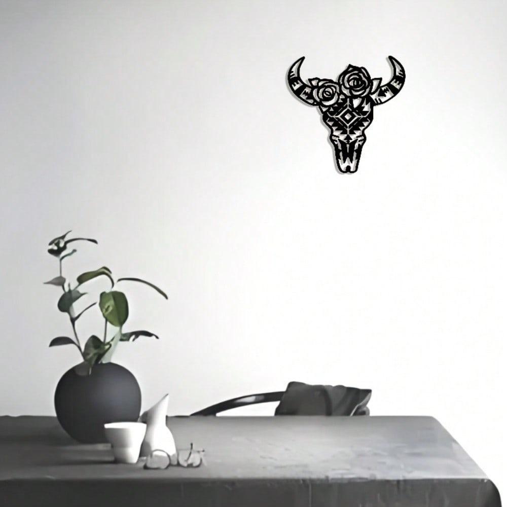 Single Piece Iron Bull Head Wall Art Bohemian Style Metal Home Decor Inspired by Scripture Perfect Festival Gift Housewarming Present