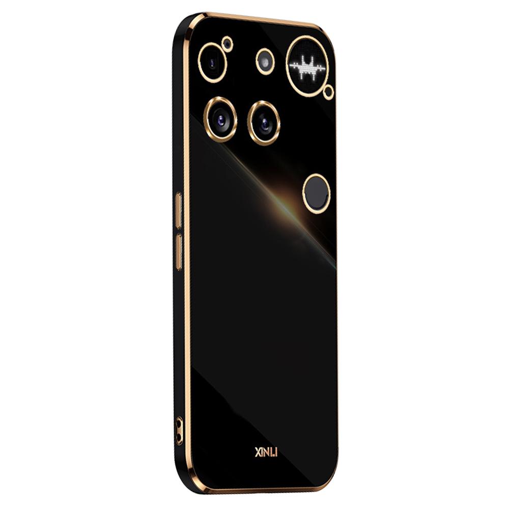 XINLI For Nothing Phone (3) 5G Case TPU Phone Cover with Electroplating Frame