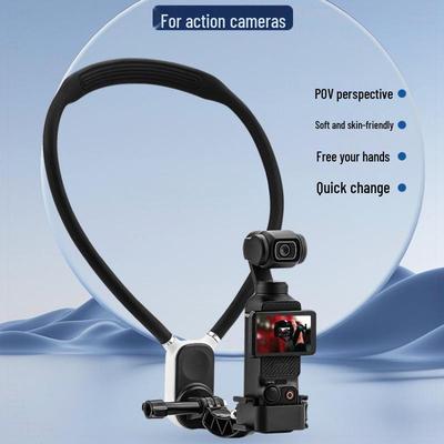 MZY Neck Strap Mount for DJI Osmo Action & Pocket Cameras, Third-Person View Compatible