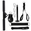9Pcs/Set DIY Fitness Equipment Set Loading Pin Pull Triceps Training Pulldown Pulley