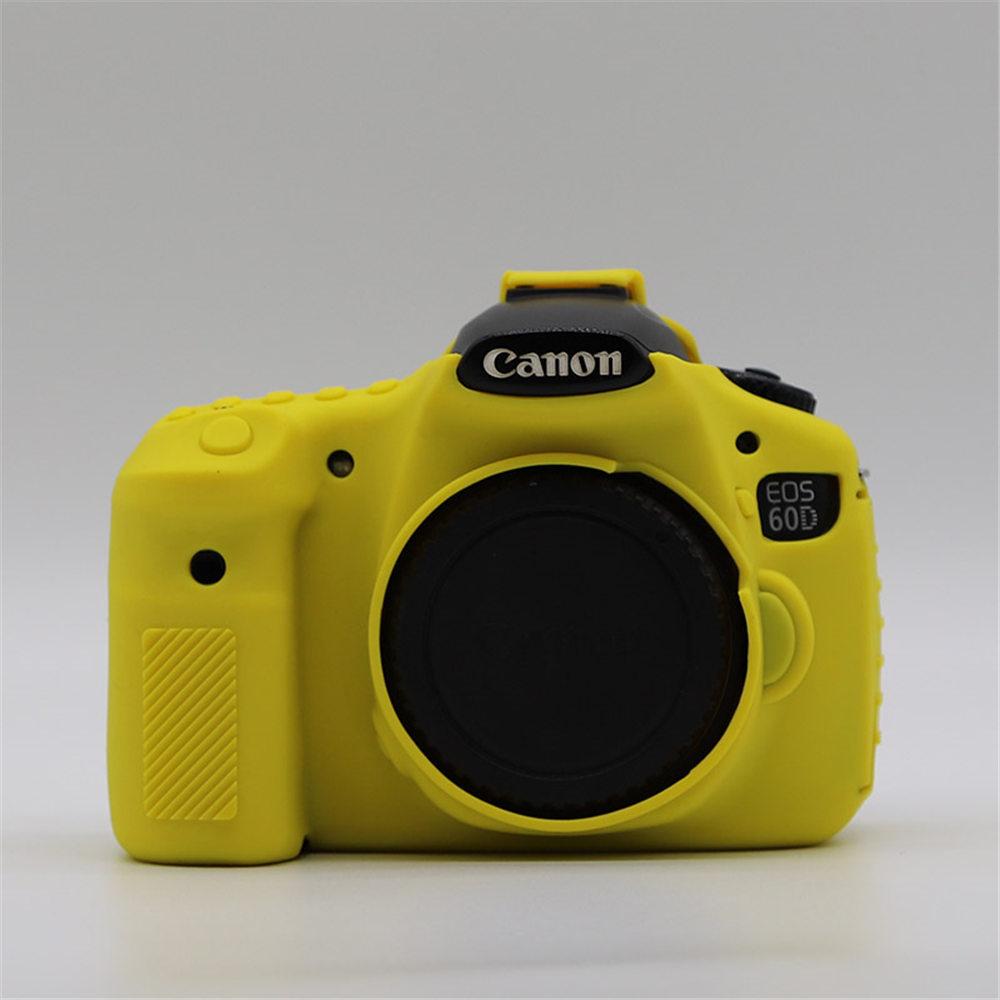 Soft Silicone Armor Body Case For Canon EOS 60D Protective Camera Rubber Cover Skin