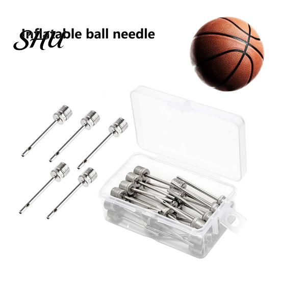 Rugby Pump Pin 1 Set Needle Easy to Pierce Polished Unbreakable Ball Inflation Stainless Steel Basketball Football Air Sports