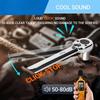 1/4 3/8 1/2 Inch Square Drive Torque Wrench 5-210Nm Two Way Adjustable Ratchet High Accuracy Repair Hand Tool