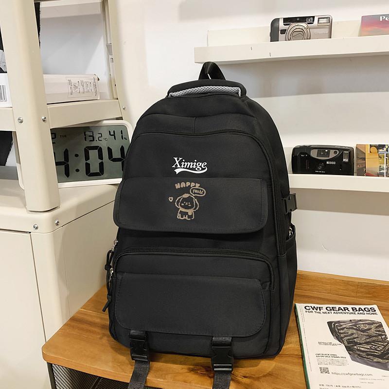 

Nylon Casual Travel Backpack For College Students With Color Design And Padded Shoulder Straps