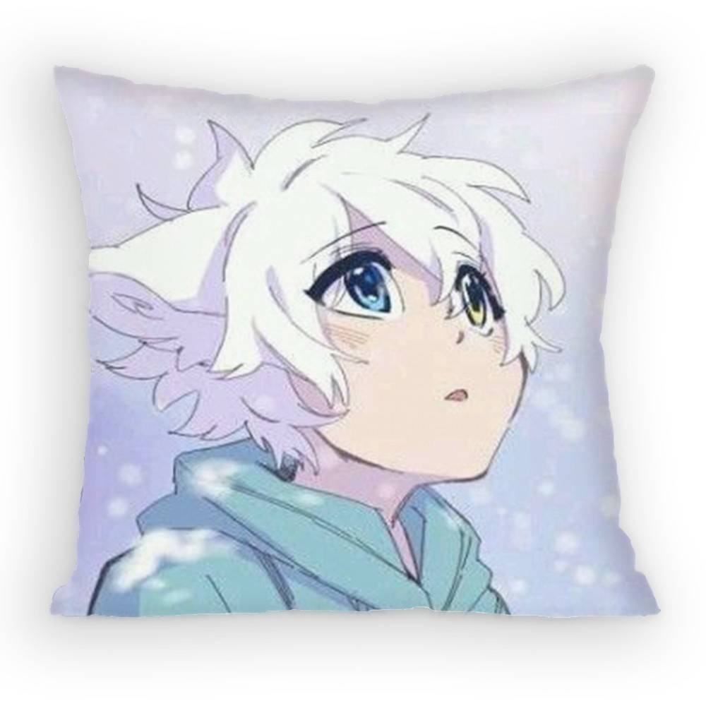 Wolf Lumine Webtoon Pillow Case Anti-dustmite Pillowcase Invisible zipper silky Sofa cushion cover for bedroom