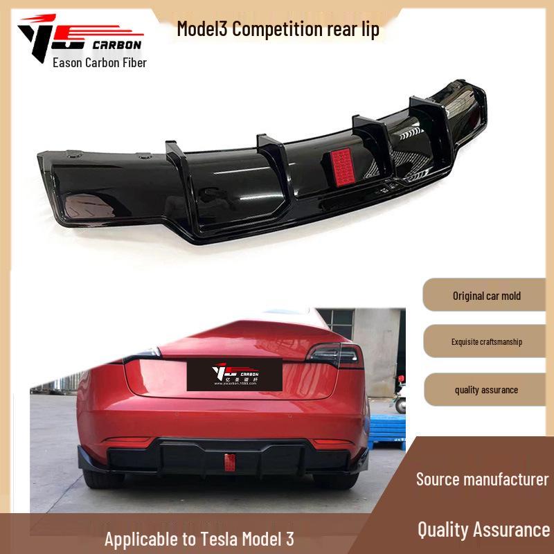 Competition Style Rear Spoiler for Tesla Model 3 (2019-2023)