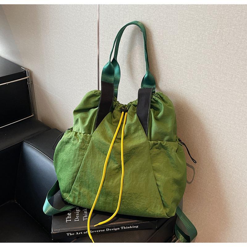 Canvas tote bag women's large-capacity new autumn and winter leisure shoulder commuter bag multi-functional backpack