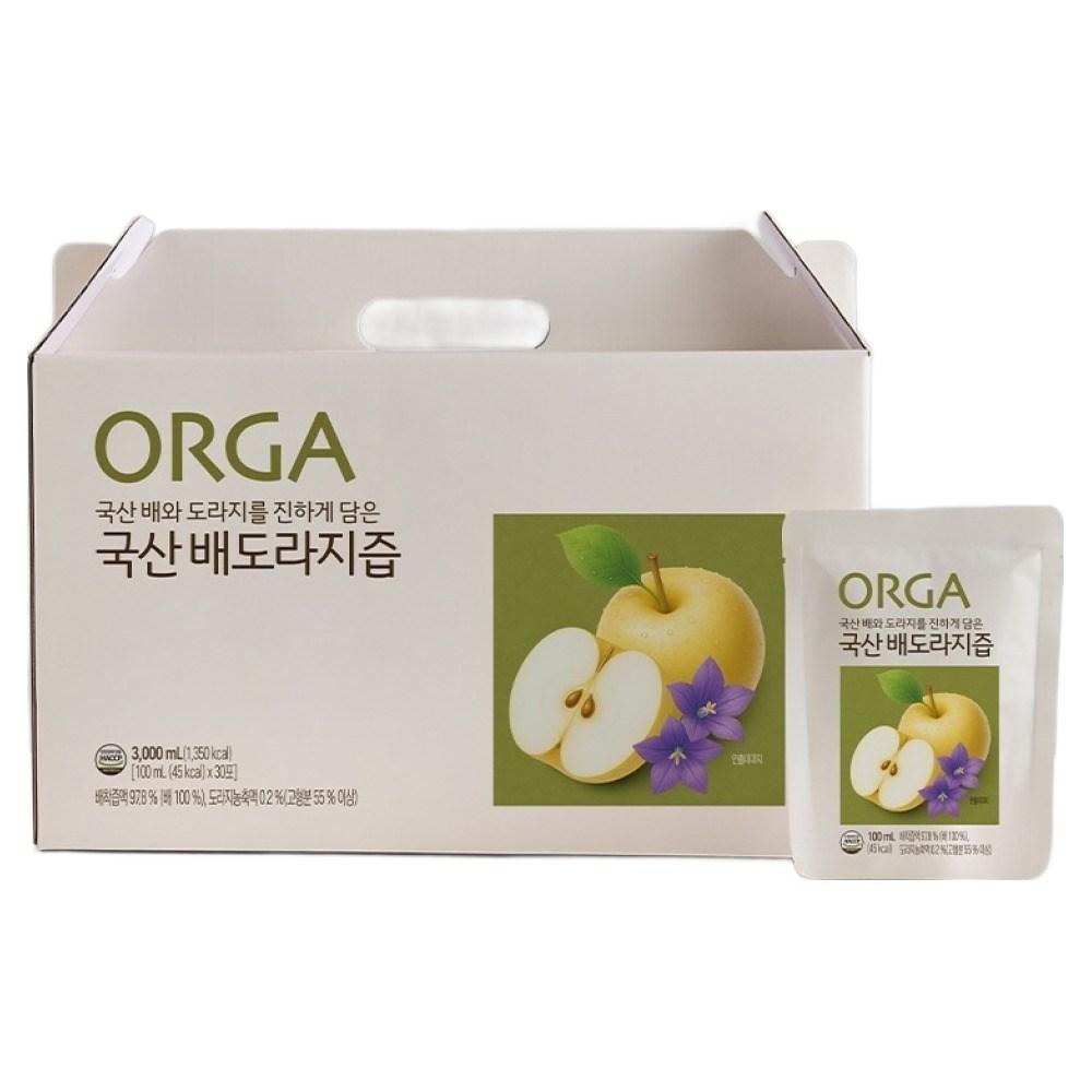 Orga Wholefoods Real Pear and Balloon Flower Root Extract 100ml 30 pcs