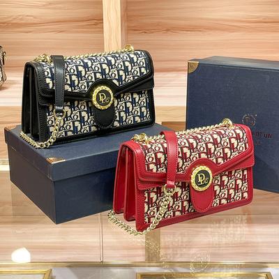 New Fashionable Chain Shoulder Bag Designer Luxurious Diagonal Straddle Bag Multi Functional All Matching Small Square Bags