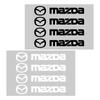2025 Hot 4Pcs Car Logo Car Door Handle Anti Scratches Stickers For MAZDA 2 3 6 ATENZA 3 BK BL 5 CR CW 6 II GH CX-7 ER MX-5 NC Ca