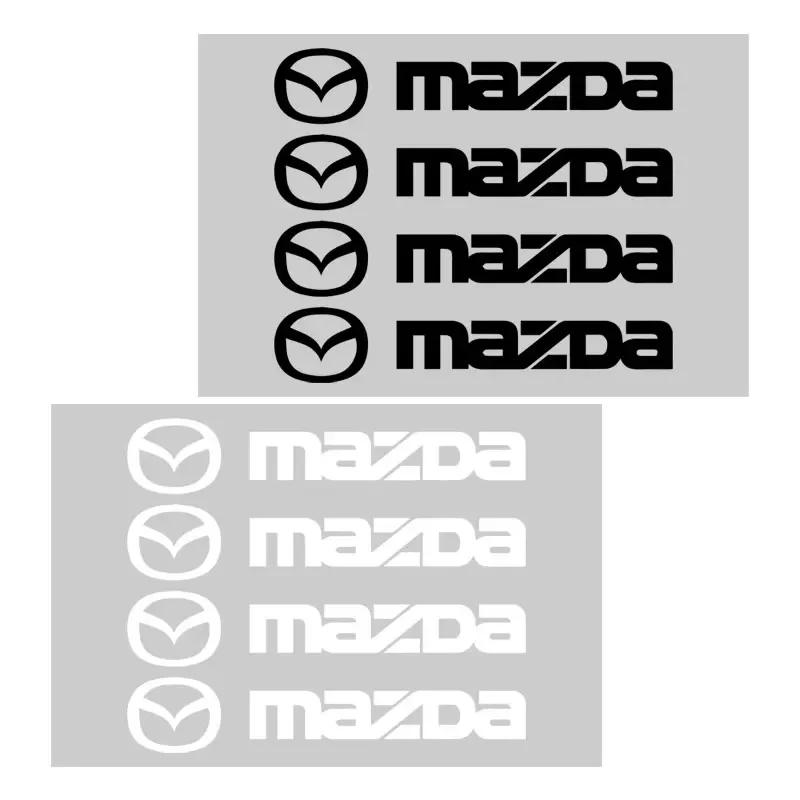 2025 Hot 4Pcs Car Logo Car Door Handle Anti Scratches Stickers For MAZDA 2 3 6 ATENZA 3 BK BL 5 CR CW 6 II GH CX-7 ER MX-5 NC Ca