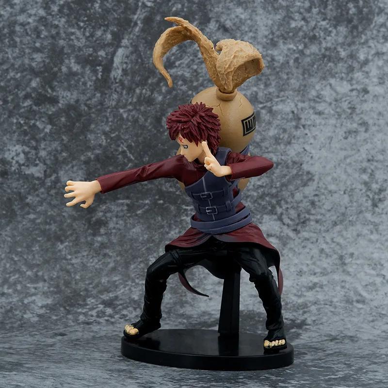 22cm Anime Sasuke Kakashi Uzumaki Gaara Action Figures PVC Model Car Ornaments Toys Kids Boys Birthday Gifts