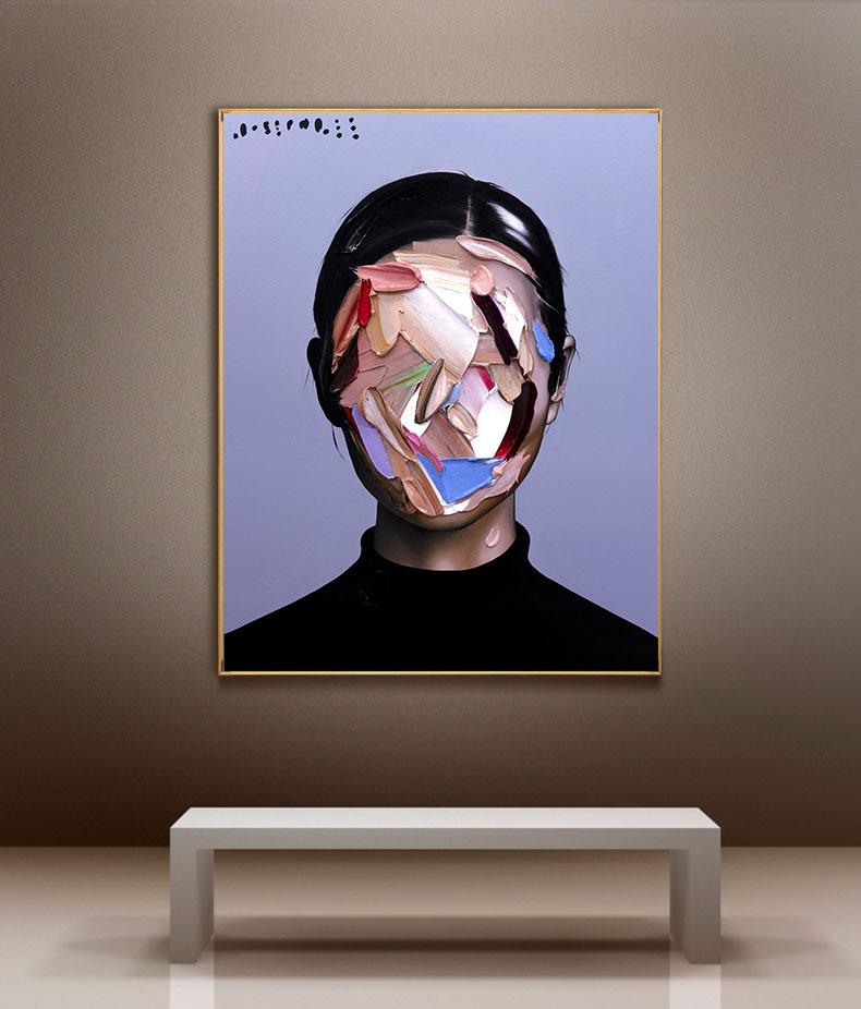 Abstract Canvas Painting Wall Art Woman Oil Paintings Graffiti No Face Women Posters and Prints for Living Room Decor Cuadros