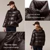 HAZZYS Women's Loose Fit Stand Collar Down Puffer Jacket