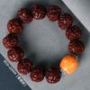 Nepal machine-brushed toad back rudraksha buddha beads bracelet men bracelet