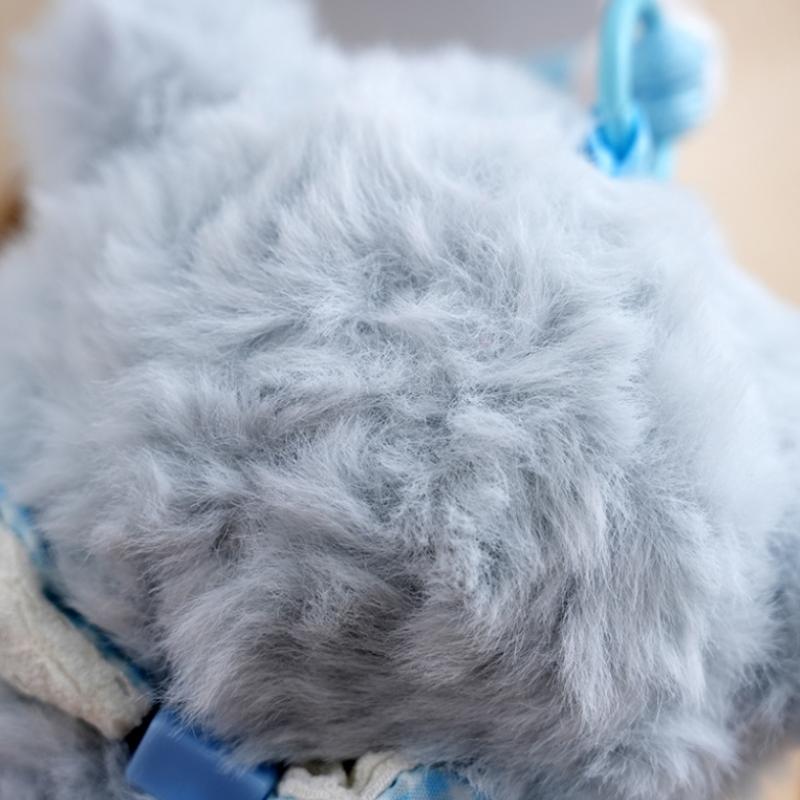 Cute Fluffy Plush Lamb Keychain Soft Touch Safe Material Pendant for Backpack Decor Kindergarten Kids Small Gifts