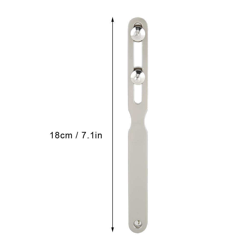Stainless Steel Adjustable Watch Back Case Cover Opener Battery Replacement Watch Repairing Tool (without Groove)