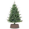 Jupe de sapin de Noël marron Ø65x23 cm plastique