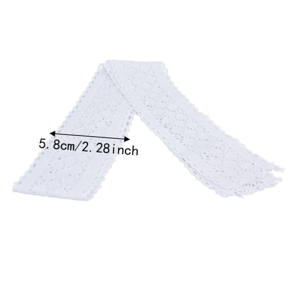 1pcs 10 Yards Lace Trim Cotton Threa Cotton Lace Vintage Lace Ribbon For DIY Crafts