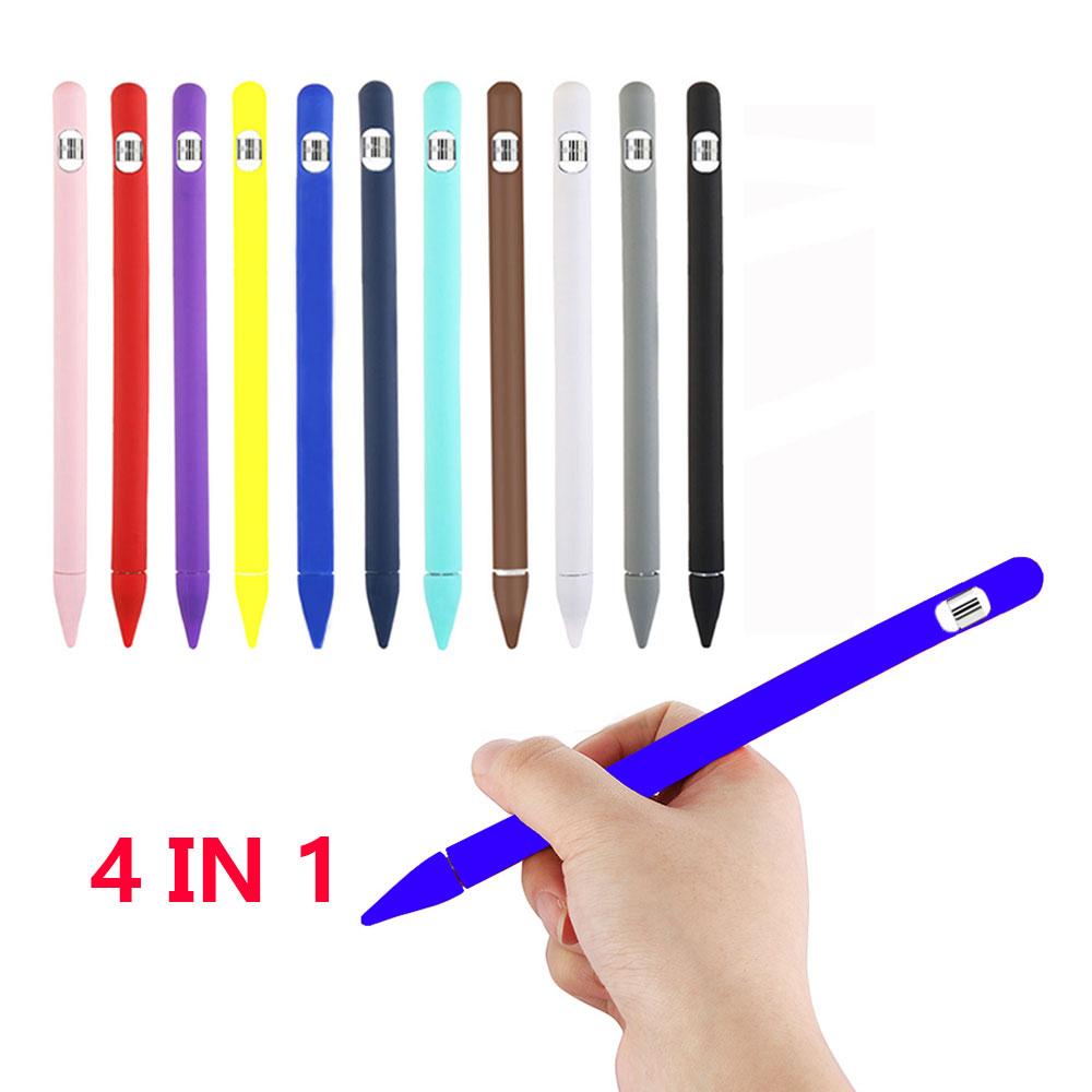 Silicone world Colorful Silicone Cover For Apple Pencil 1st Generation Case For iPad Tablet Touch Pen Stylus Protective Sleeve