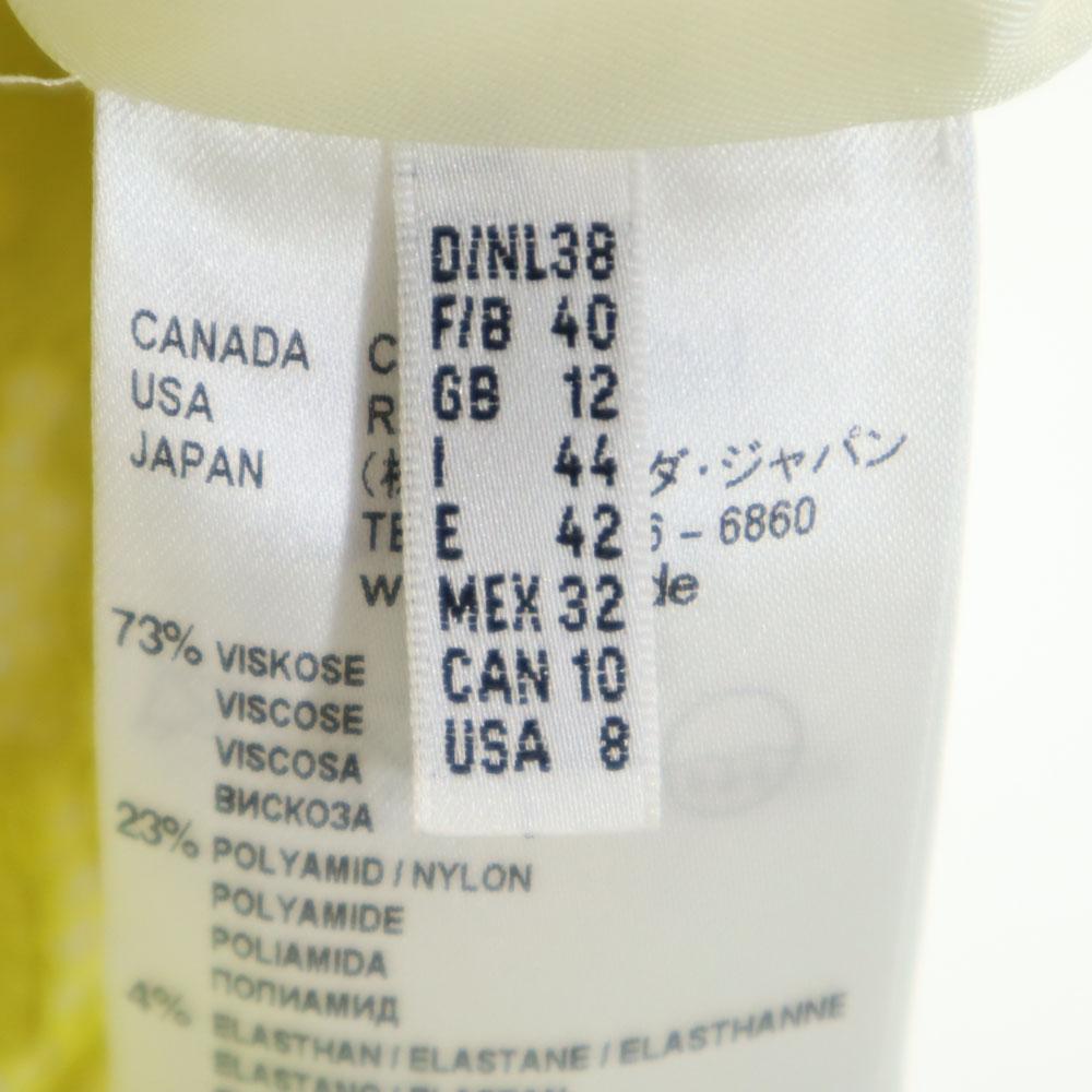 Laurel unused Midi length race Tight Skirt 38 yellow Tagged Women Used