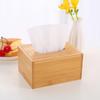 Bamboo Wood Tissue Box with Flip Lid