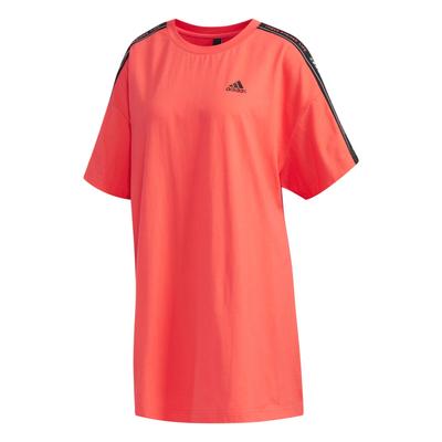 SS Dress Tape Simple Round Neck Letter Brand Logo Short Sleeve Dress Women Dresses Coral-Pink Black FJ6883