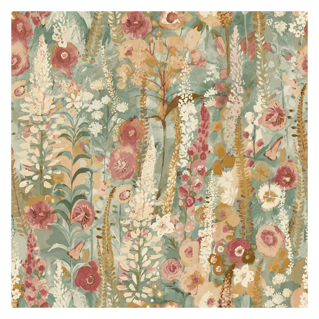 Grandeco Delphinium Vinyl Textured Wallpaper